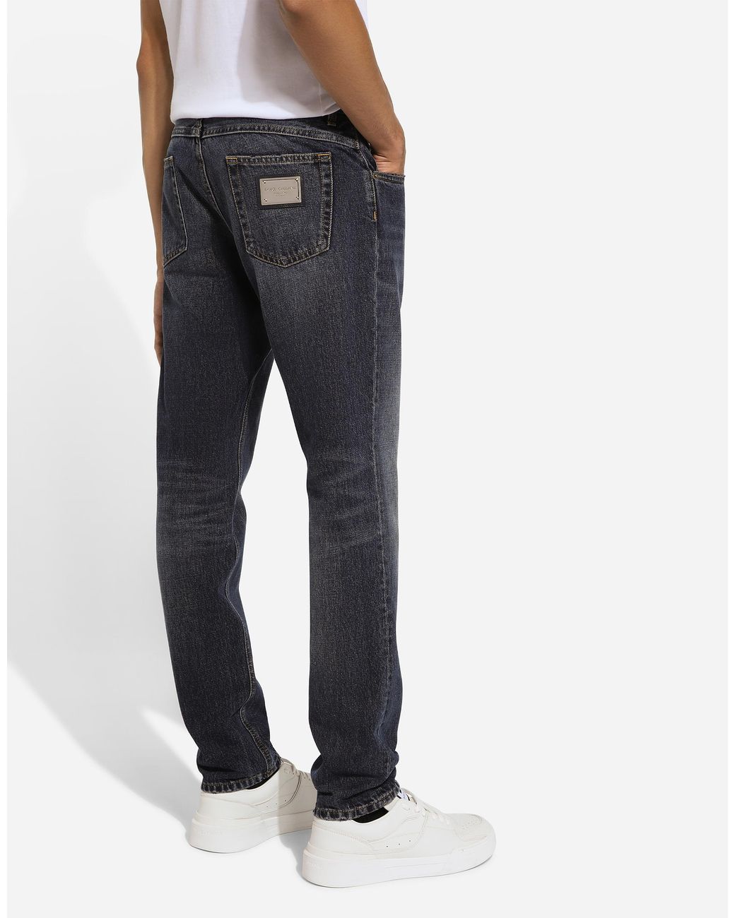 Dolce & Gabbana Blue Pantalone for men