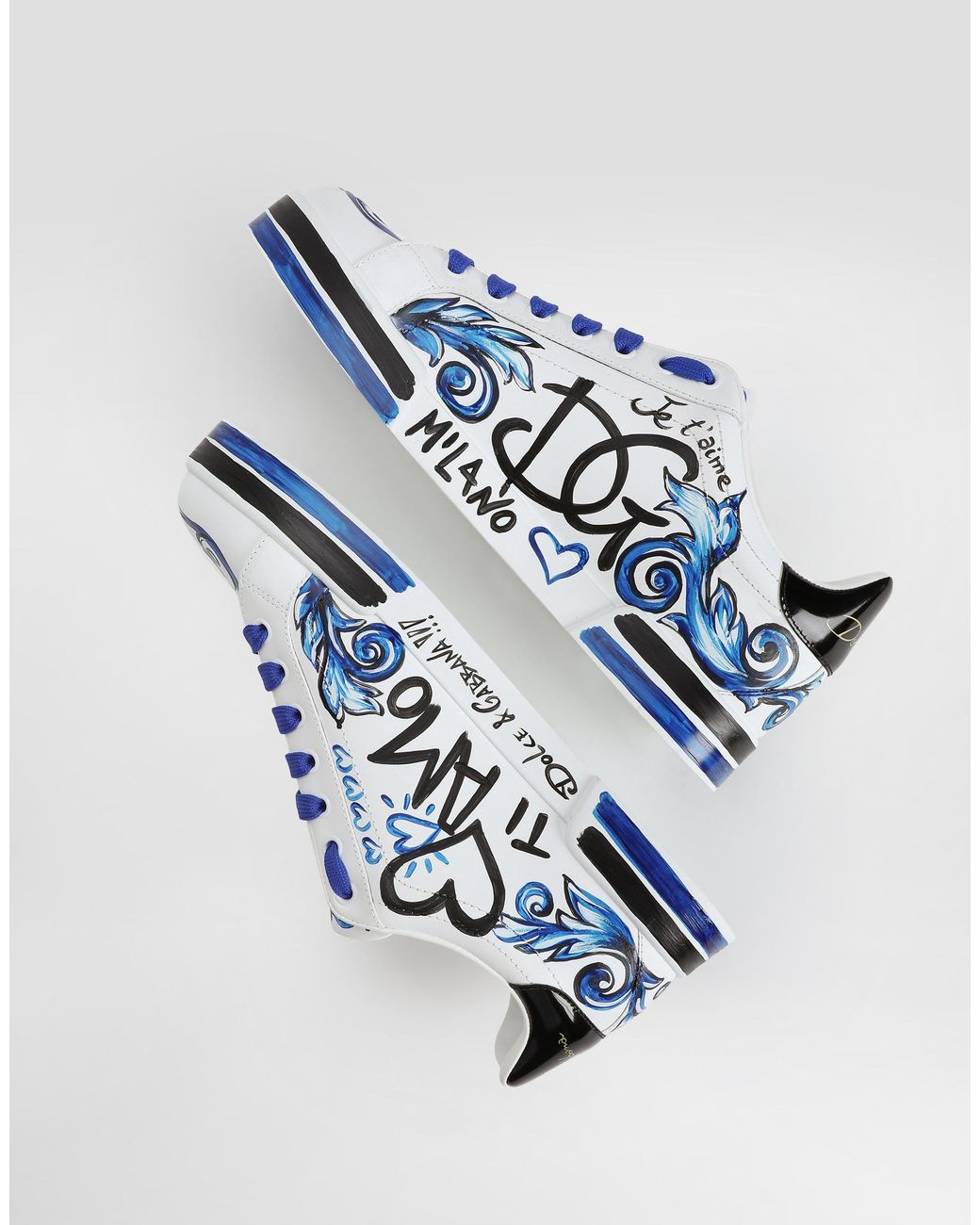 Dolce & Gabbana Blue Limited Edition Portofino Light Sneaker
