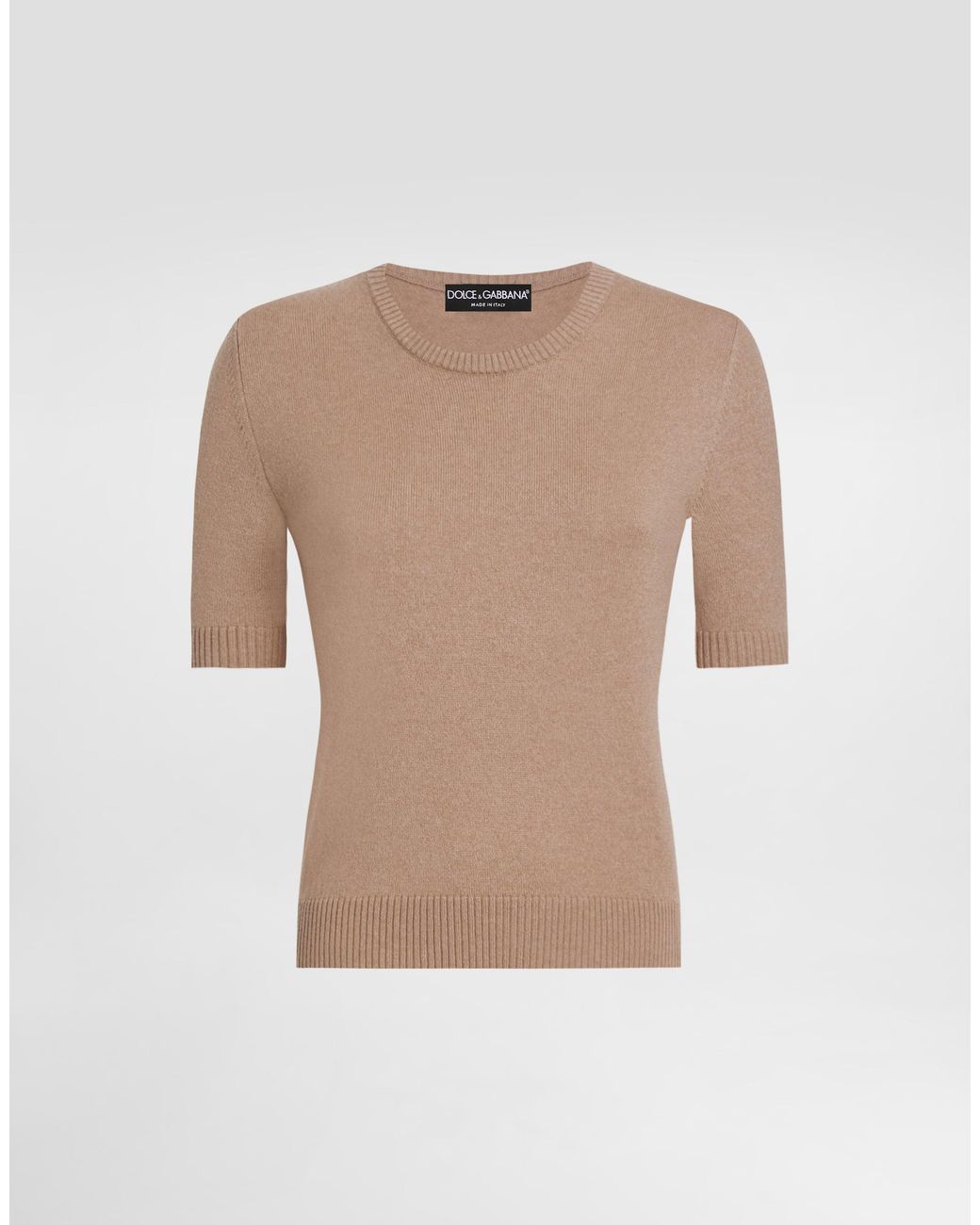 Dolce & Gabbana Natural Cashmere Pullover