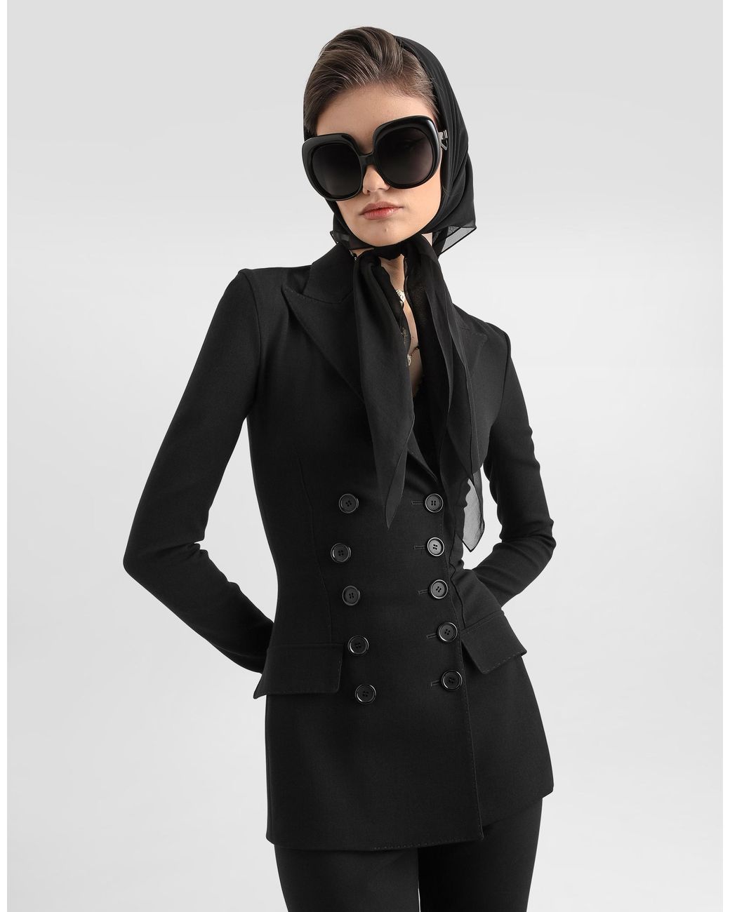 Dolce & Gabbana Black Double-Breasted Jacket