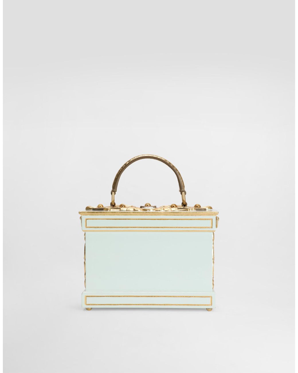 Dolce & Gabbana Metallic Dolce Box Handbag