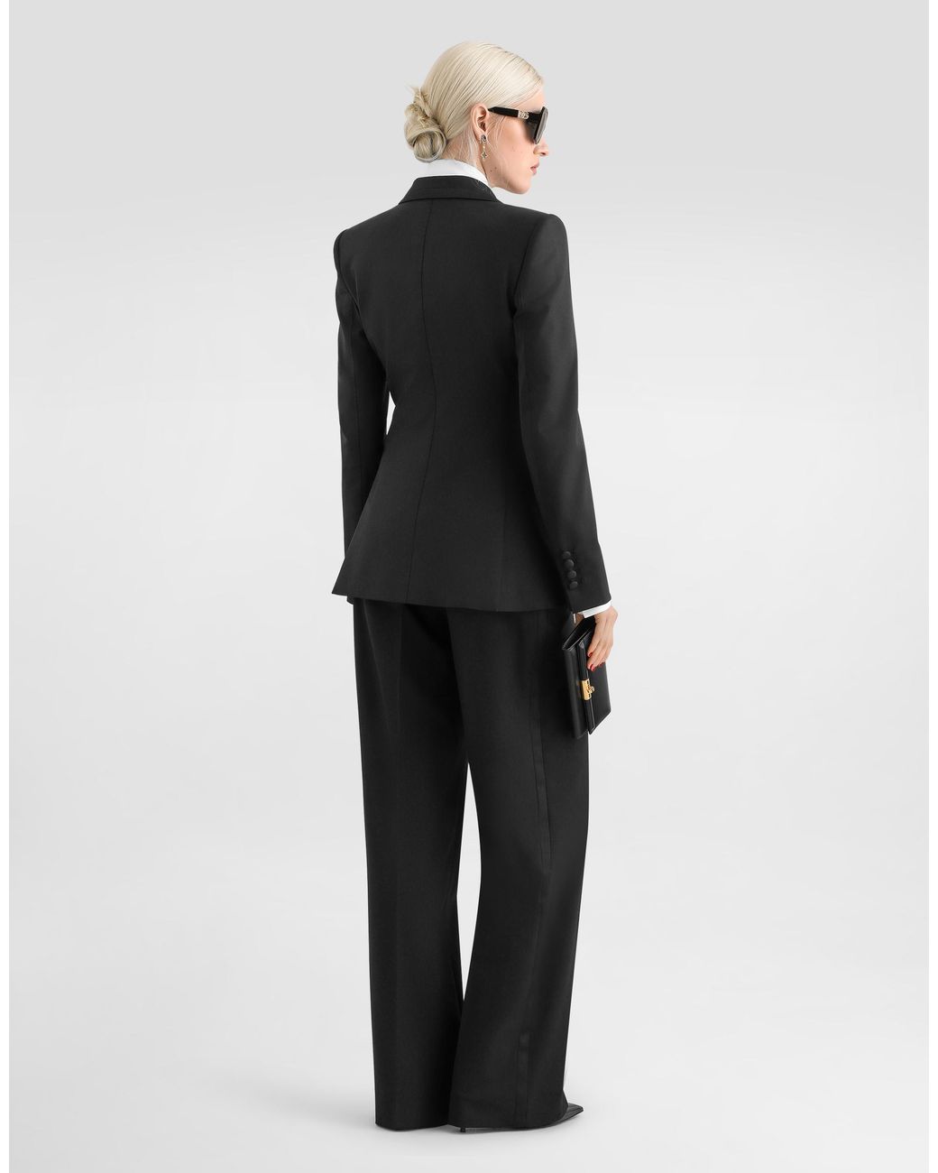 Dolce & Gabbana Black Turlington Double-Breasted Jacket