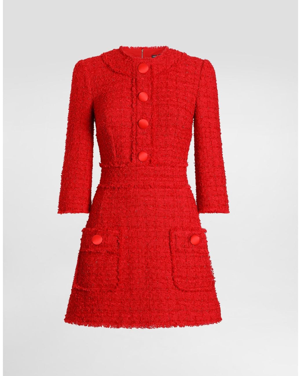 Dolce & Gabbana Red Short Dress