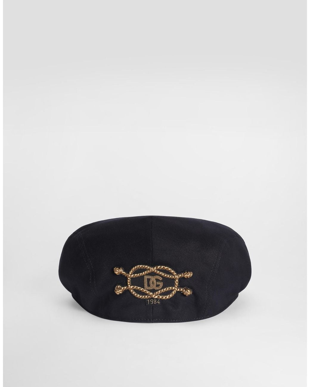 Dolce & Gabbana Flatcap Aus Baumwolle in Blue für Herren