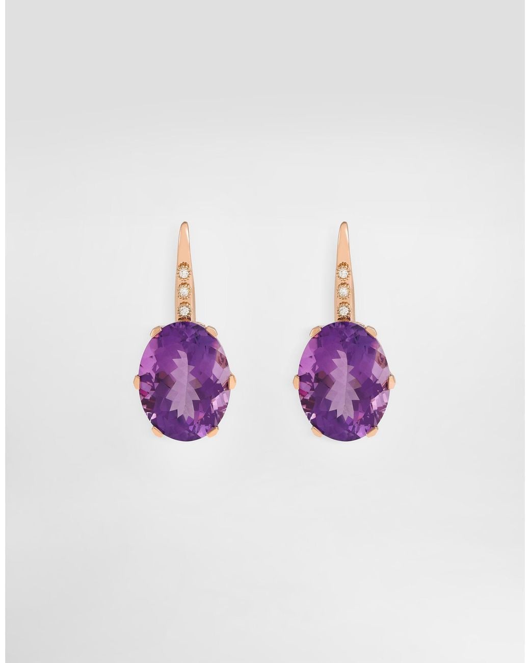 Dolce & Gabbana Purple Anna Earrings