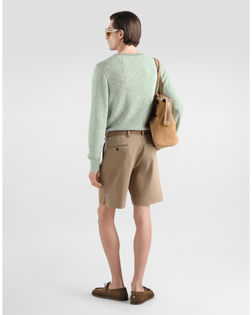 Dolce & Gabbana Green Pull Girocollo M/L for men