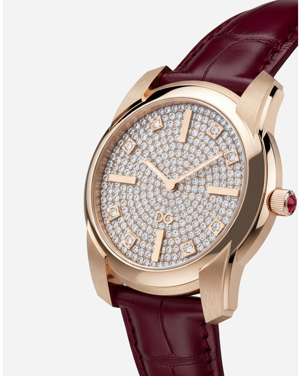 Dolce & Gabbana Red Dg7 Pavé Watch
