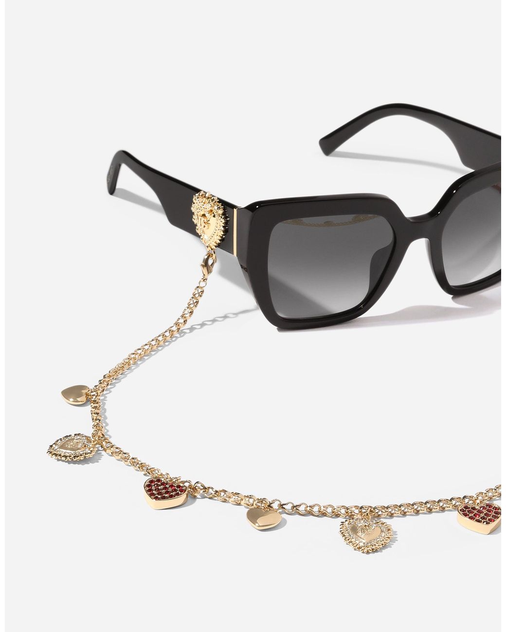 Occhiali Da Sole Devotion di Dolce & Gabbana in Black