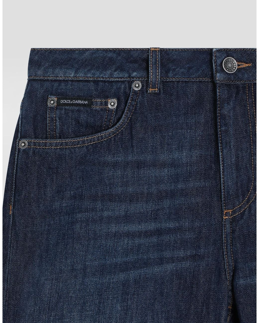 Dolce & Gabbana Blue 5-Pocket Denim Trousers