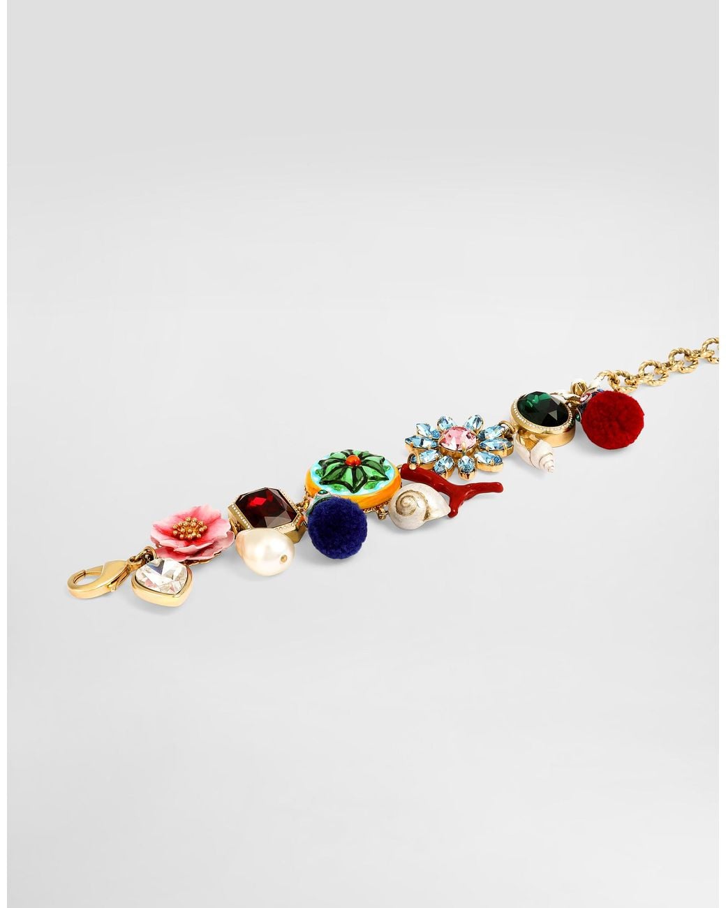 Dolce & Gabbana White Charms Bracelet