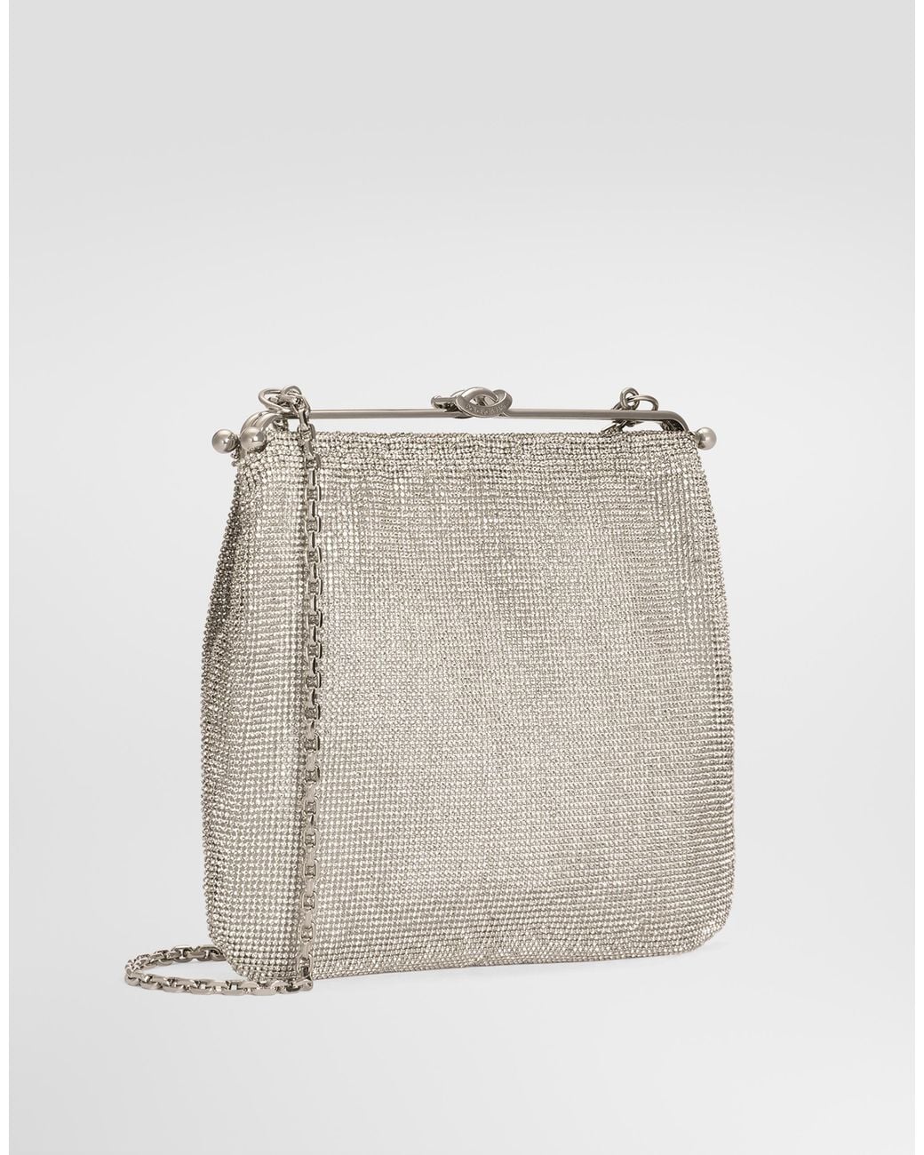 Dolce & Gabbana White Dina Shoulder And Crossbody Bag
