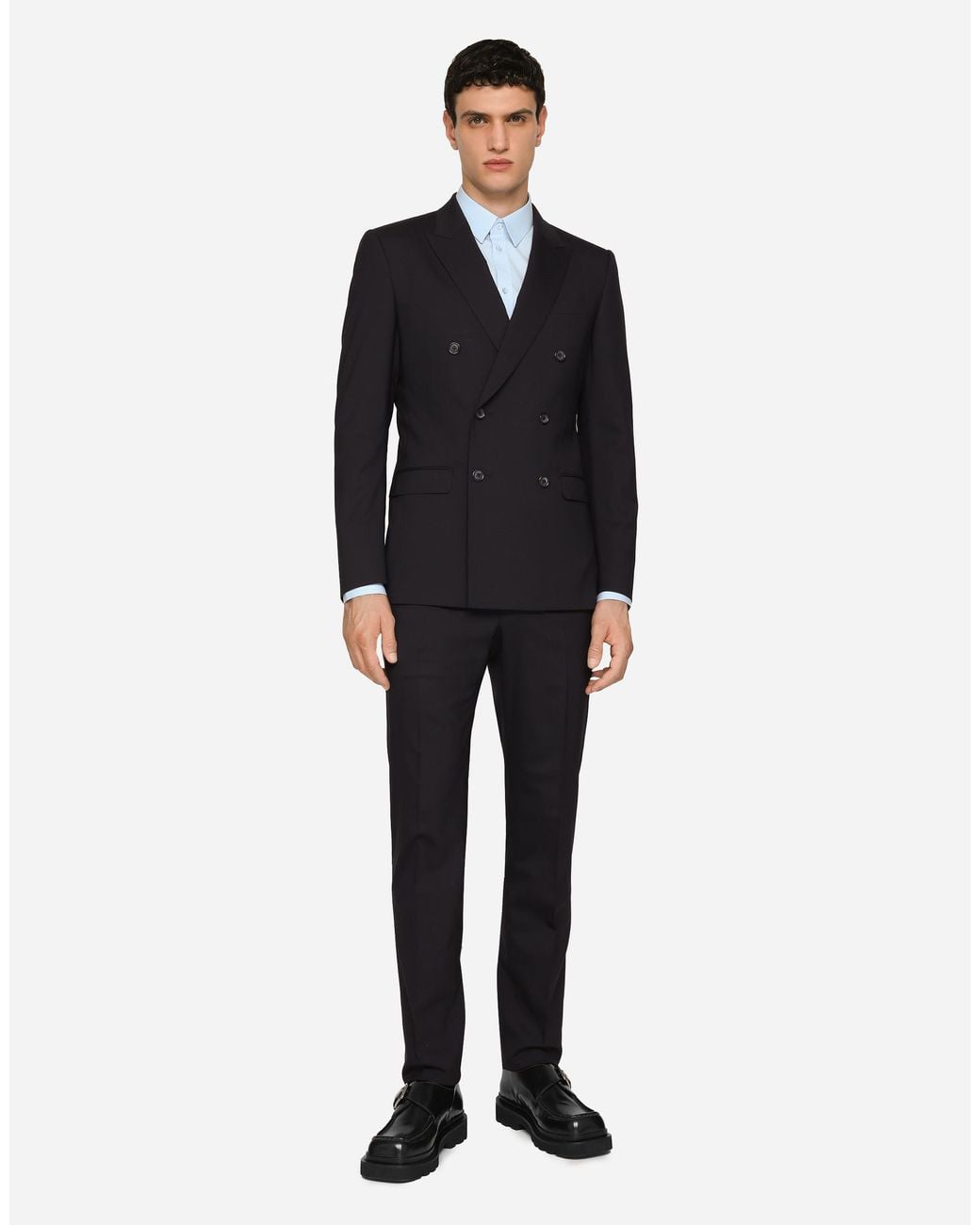 Dolce & Gabbana Black Abito 2 Pezzi for men