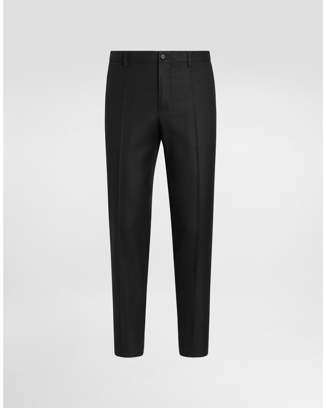 Dolce & Gabbana Black Viscose Trousers for men