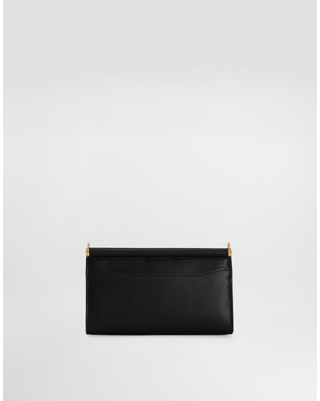 Dolce & Gabbana White Plongé Calfskin Phone Bag