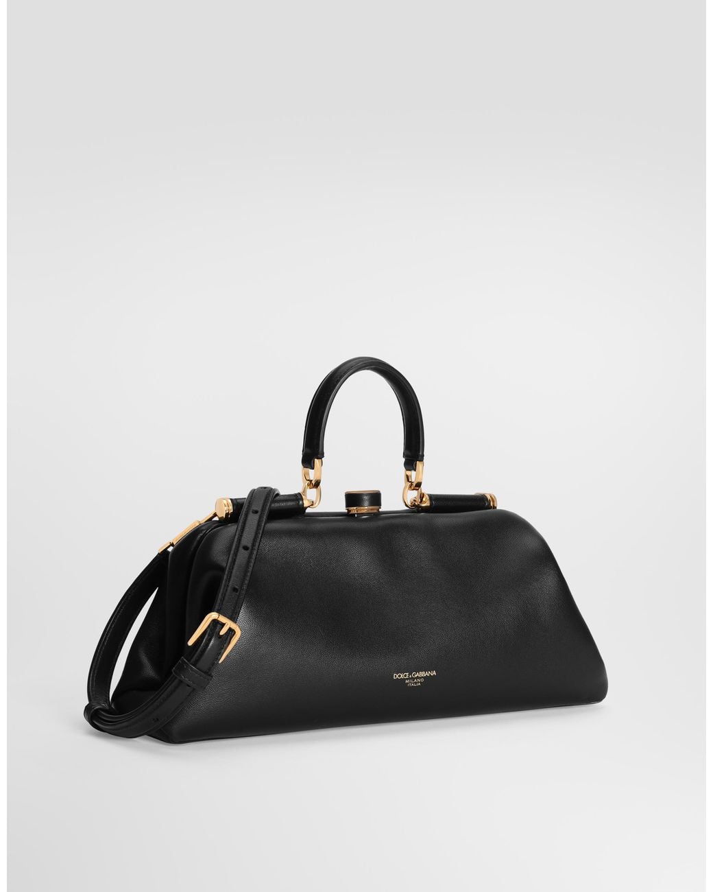 Dolce & Gabbana Black Medium Grandma Handbag