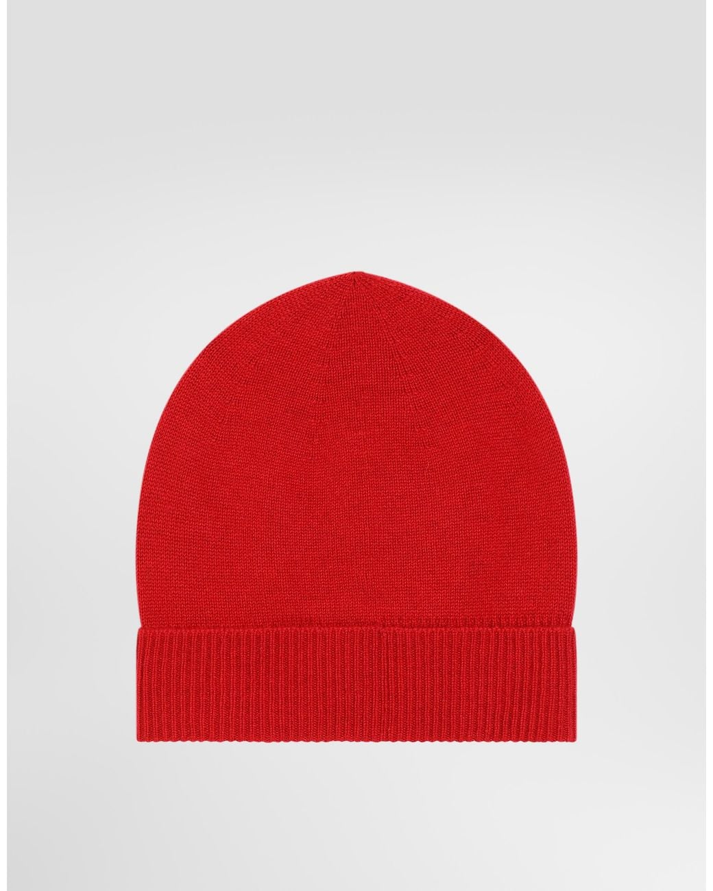 Dolce & Gabbana Red Strickmütze