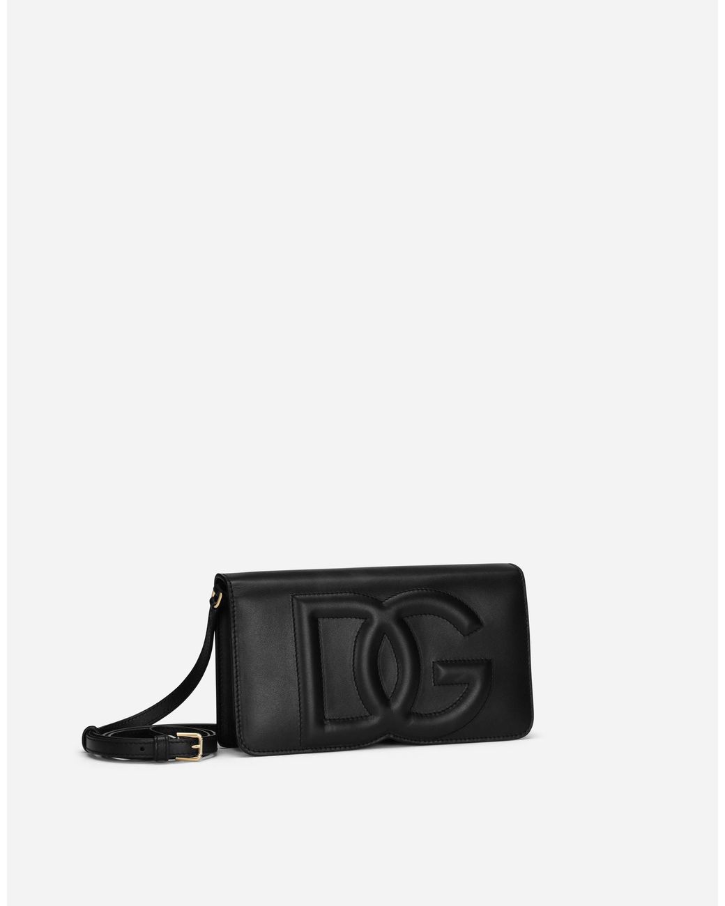 Dolce & Gabbana DGロゴ PHONE BAG ブラック Dolce & Gabbana DG-logo Leather Phone Bag | Black | FARFETCH