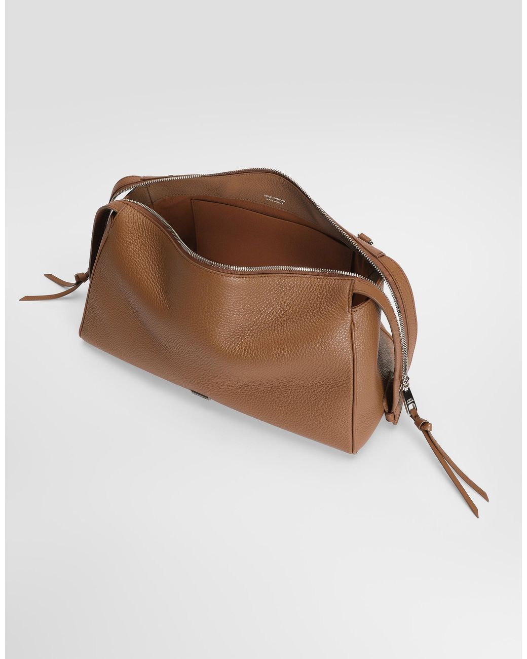 Dolce & Gabbana Brown Vittoria Calfskin Crossbody Bag for men