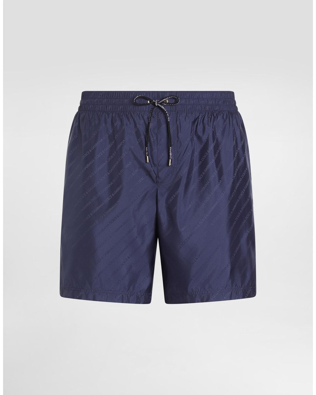 Dolce & Gabbana Jacquard Logo Swim Boxers in Blue for Men | Lyst