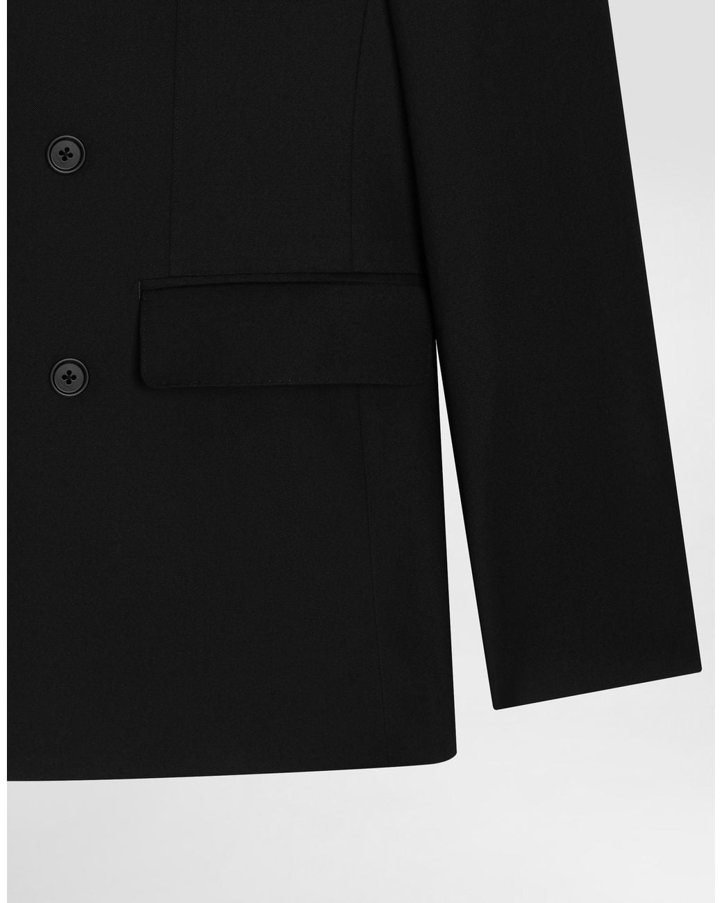 Dolce & Gabbana Black Sicilia Light Double-Breasted Jacket for men