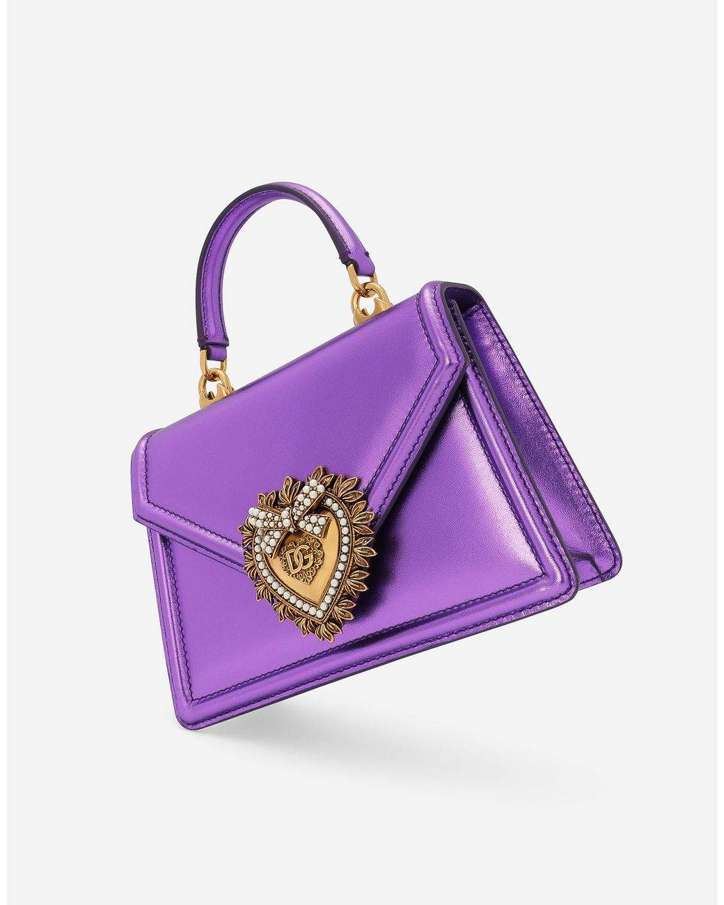 Dolce & Gabbana Purple Borsaspalla-Tracolla