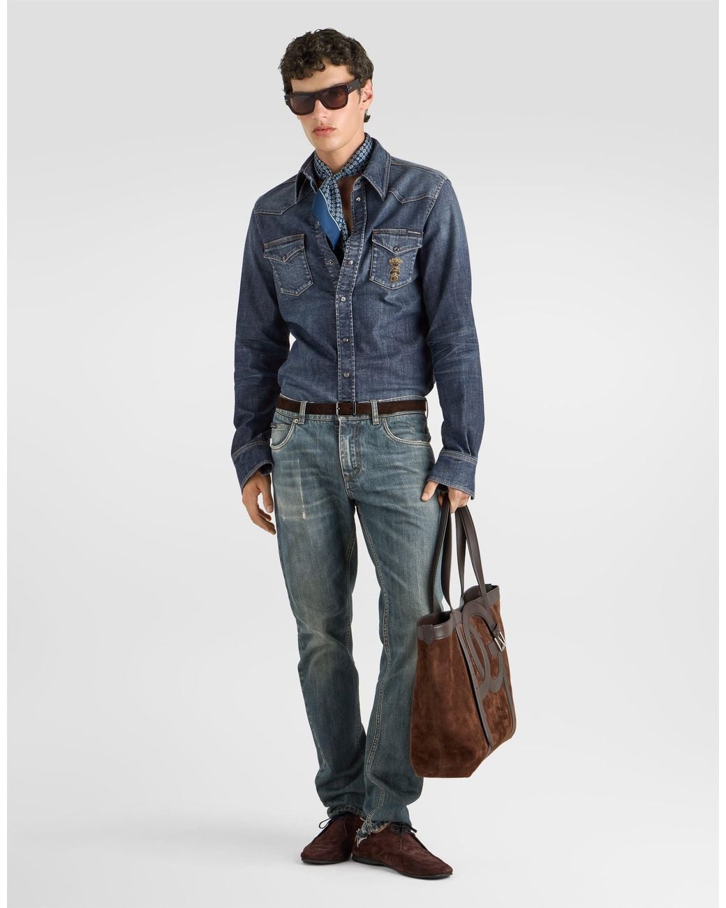 Dolce & Gabbana Blue Shirt for men