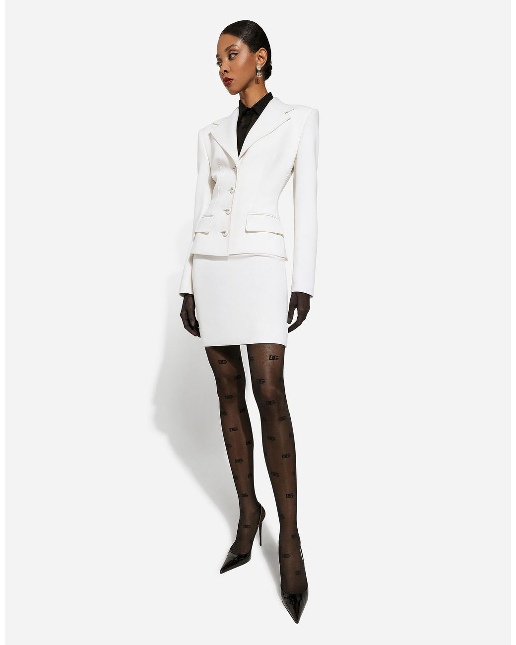 Dolce & Gabbana White Giacca