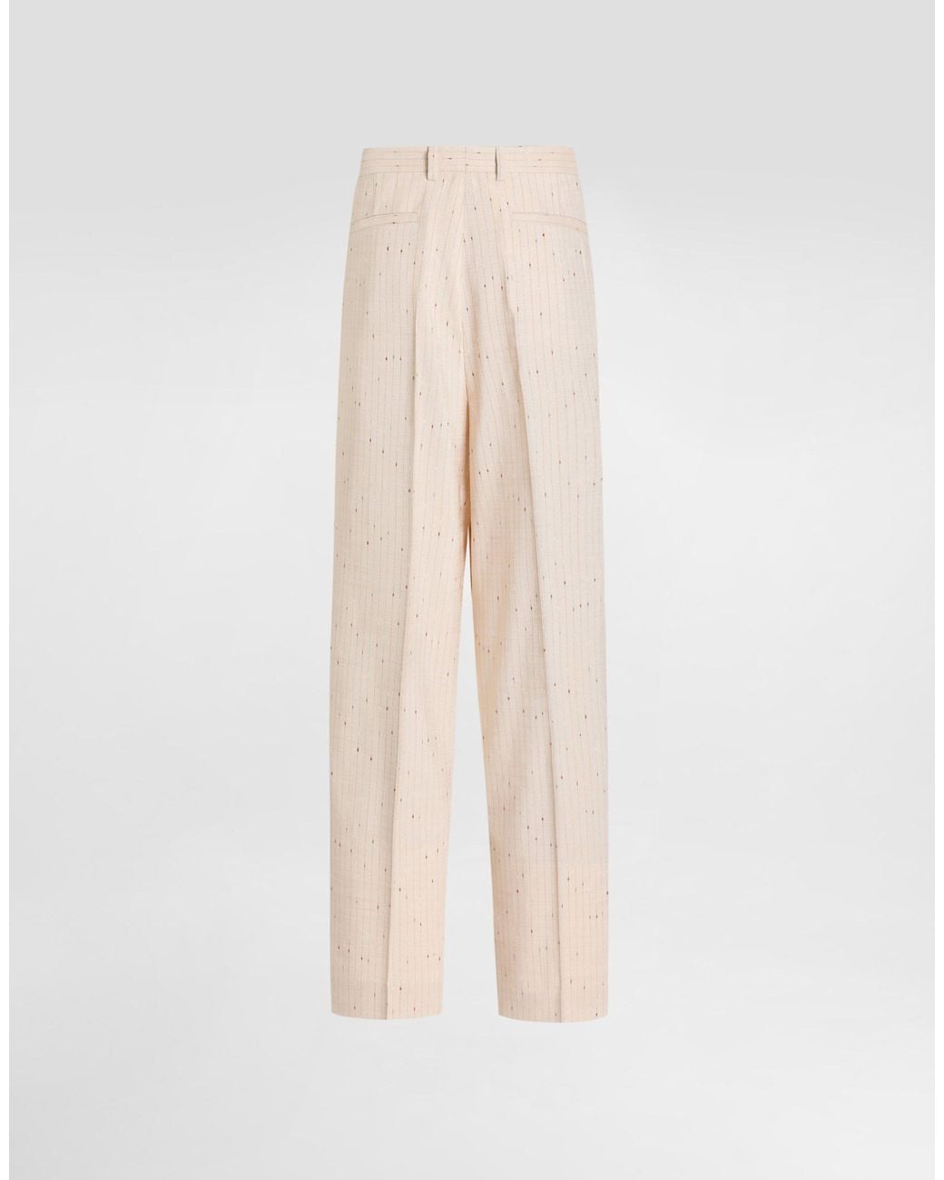 Dolce & Gabbana Pinstriped Trousers in Natural für Herren