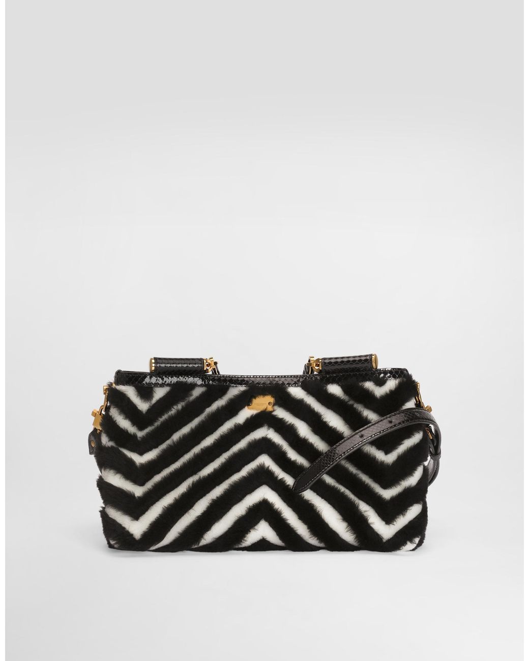Dolce & Gabbana Black Medium Vittoria Shoulder And Crossbody Bag