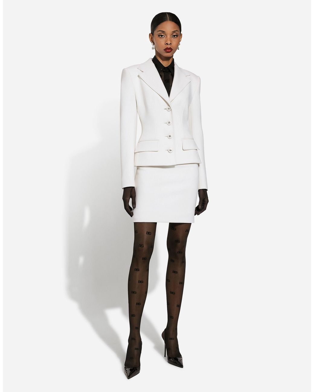 Dolce & Gabbana White Giacca