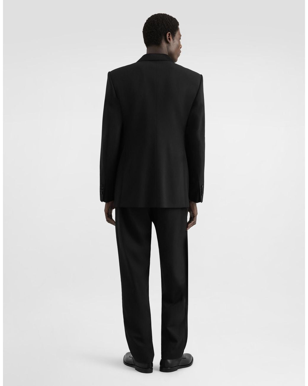 Dolce & Gabbana White Tuxedo Cotton Shirt for men