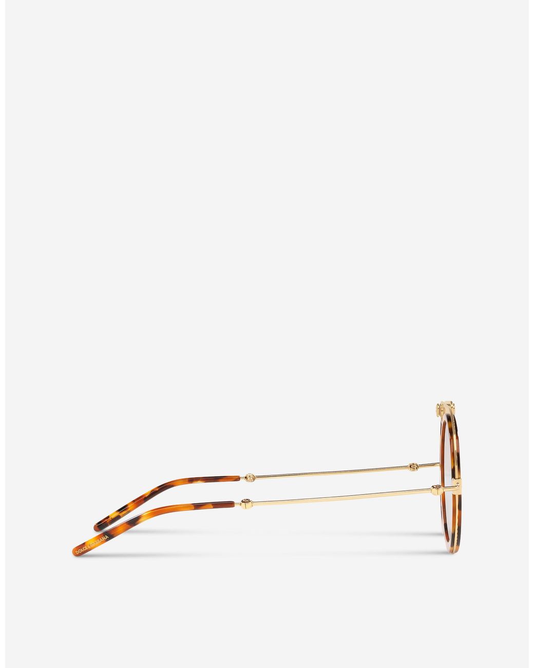 Dolce & Gabbana Brown Tortoiseshell Pilot Frame Sunglasses for men