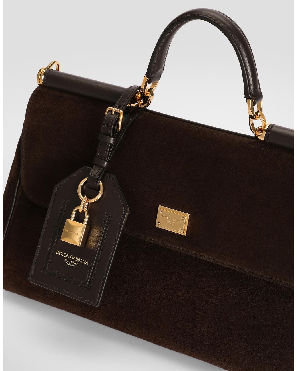 Dolce & Gabbana Black Medium My Sicily Handbag