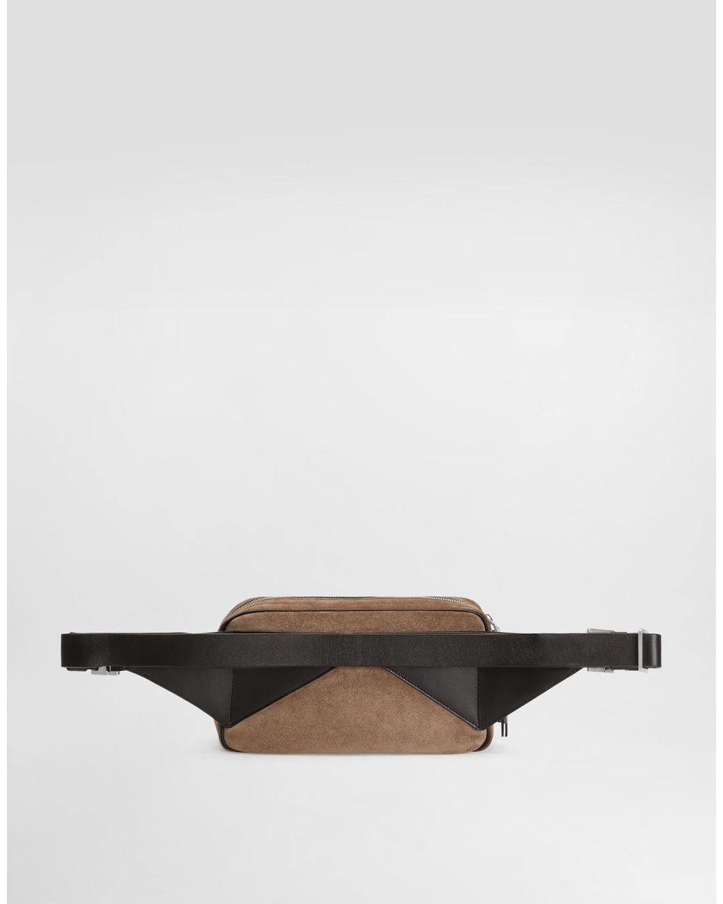 Dolce & Gabbana Leather And Split Calfskin Belt Bag in Multicolor für Herren