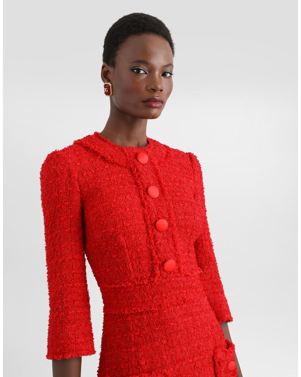 Dolce & Gabbana Red Short Dress