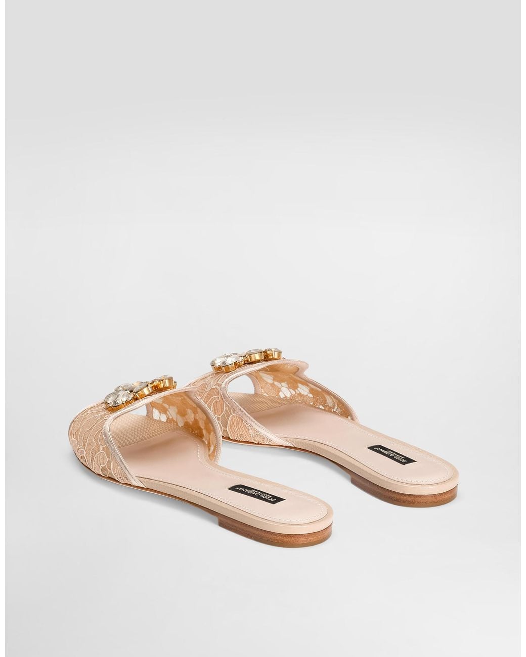 Dolce & Gabbana Pink Ciabatta Flat