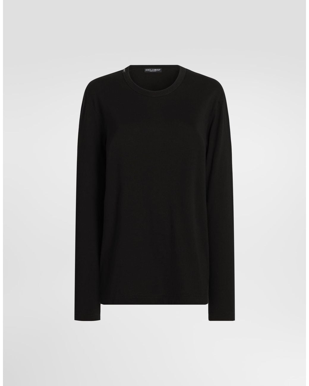 Dolce & Gabbana T-Shirt Aus Jersey in Black für Herren