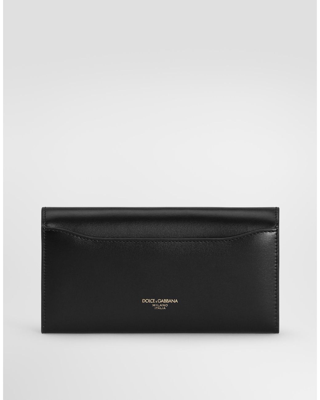 Dolce & Gabbana Black P.Foglio French Flap