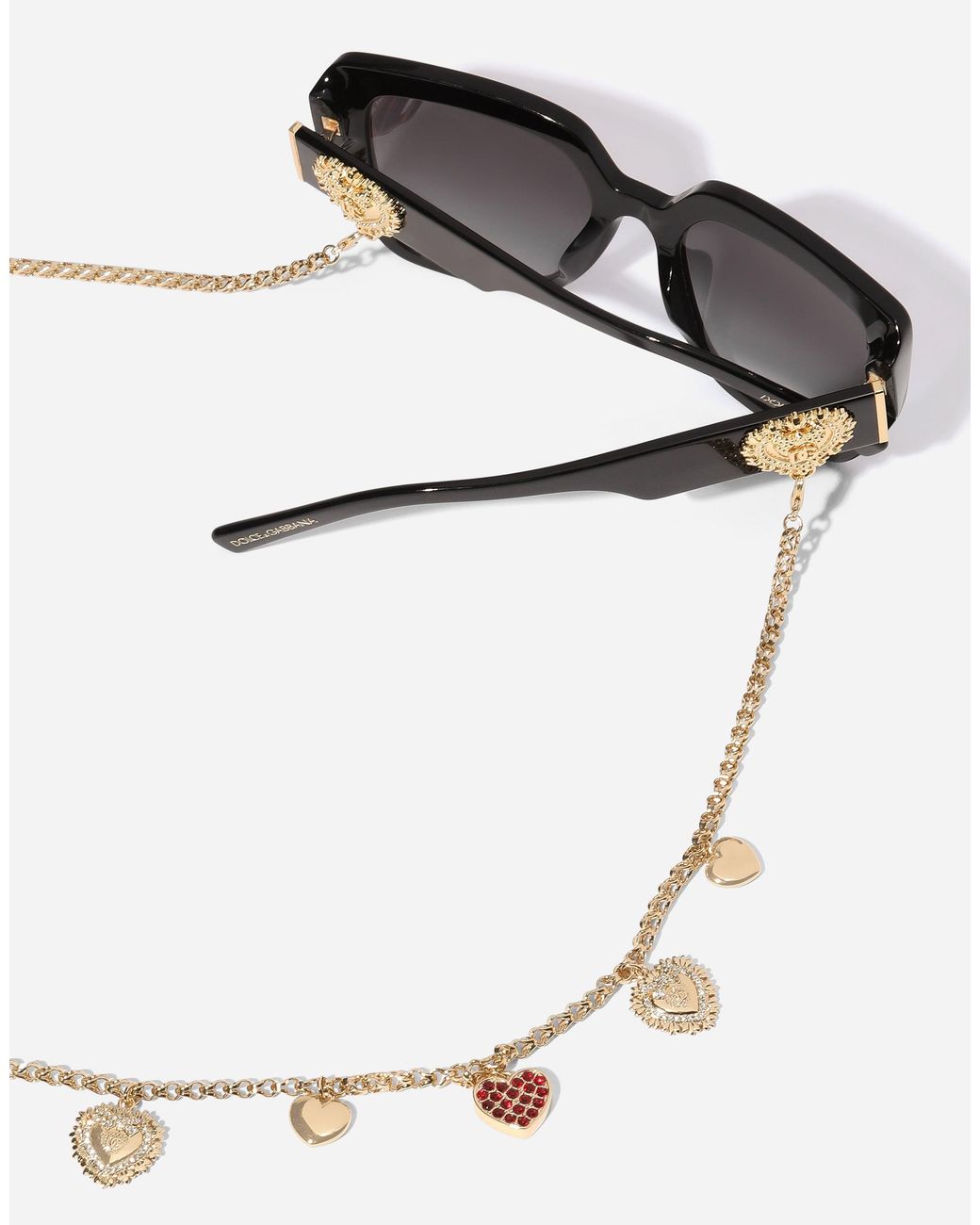 Occhiali Da Sole Devotion di Dolce & Gabbana in Black