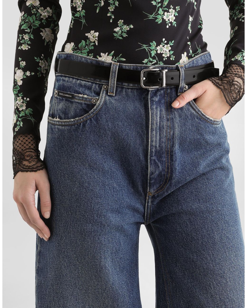 Dolce & Gabbana Blue 5-Pocket Denim Trousers