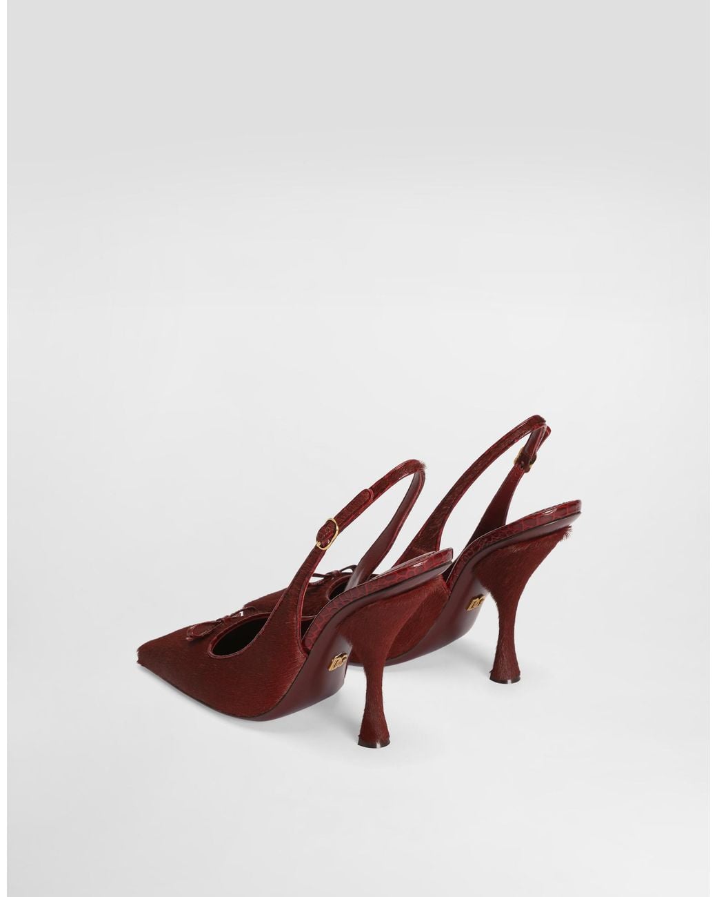 Dolce & Gabbana Multicolor Pony Slingback
