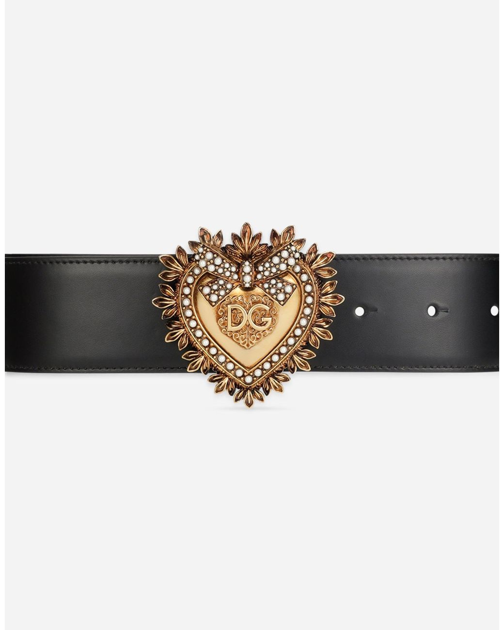 Dolce & Gabbana Black Devotion Belt