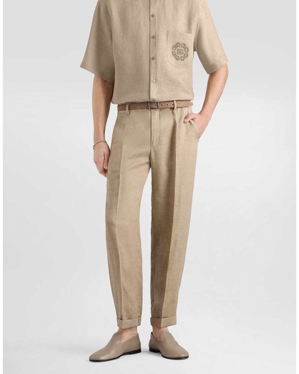 Dolce & Gabbana Natural Pantalone for men