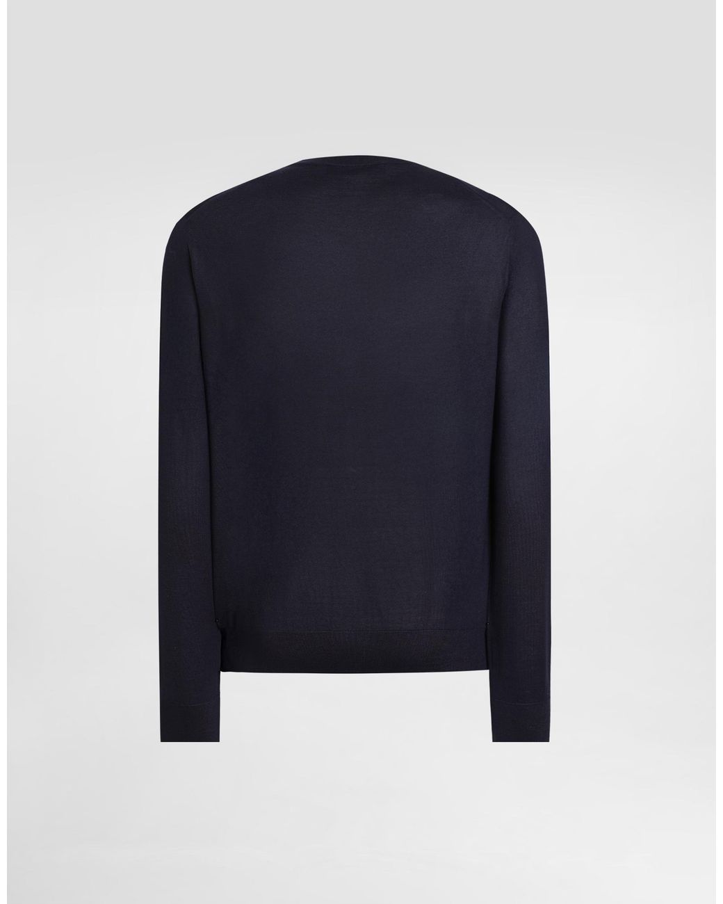 Dolce & Gabbana Blue Cashmere Cardigan With Buttons for men
