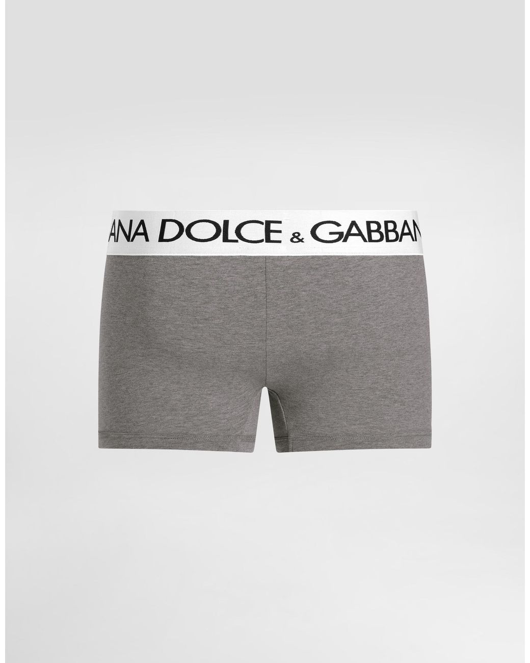 Dolce & Gabbana Gray Two-Way Stretch Cotton Boxers for men