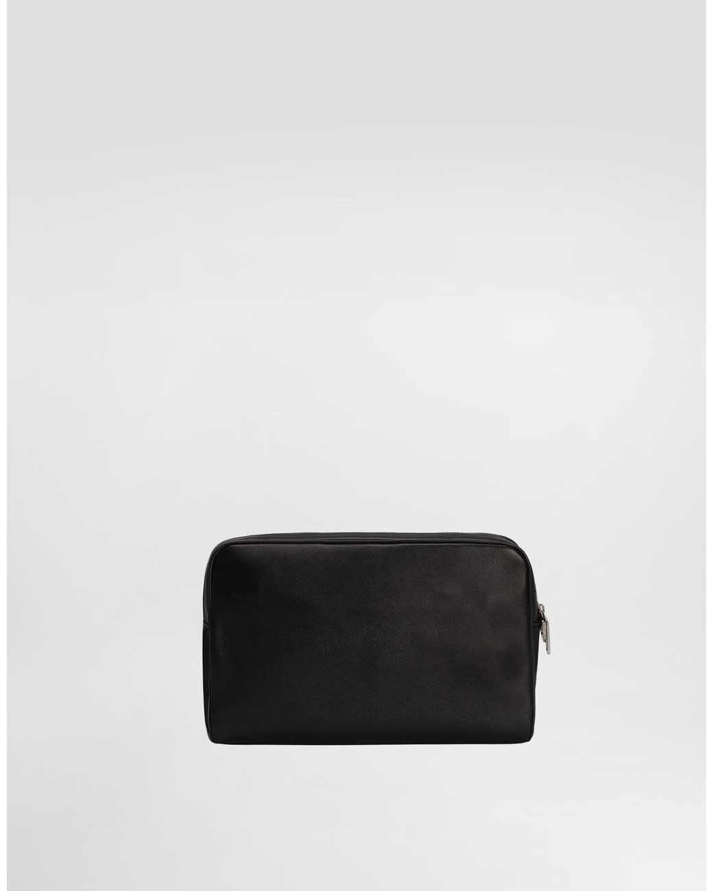 Dolce & Gabbana Black Calfskin Pouch for men