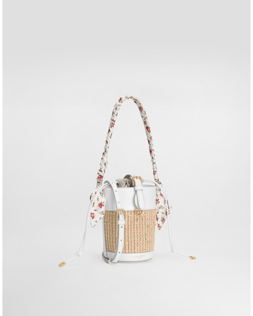 Dolce & Gabbana White Capri Bucket Bag