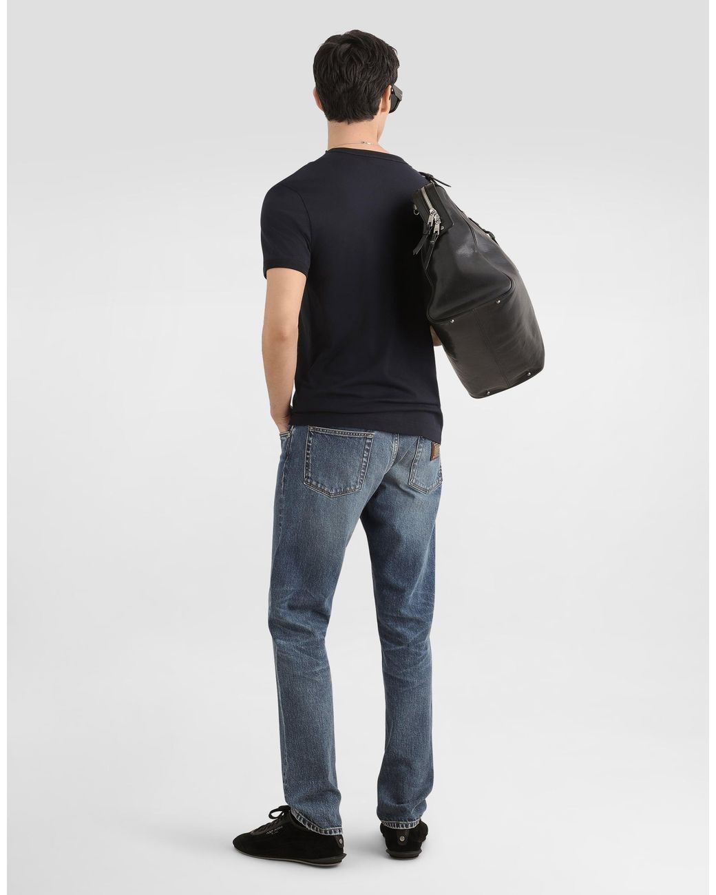 Dolce & Gabbana Blue Denim Trousers for men