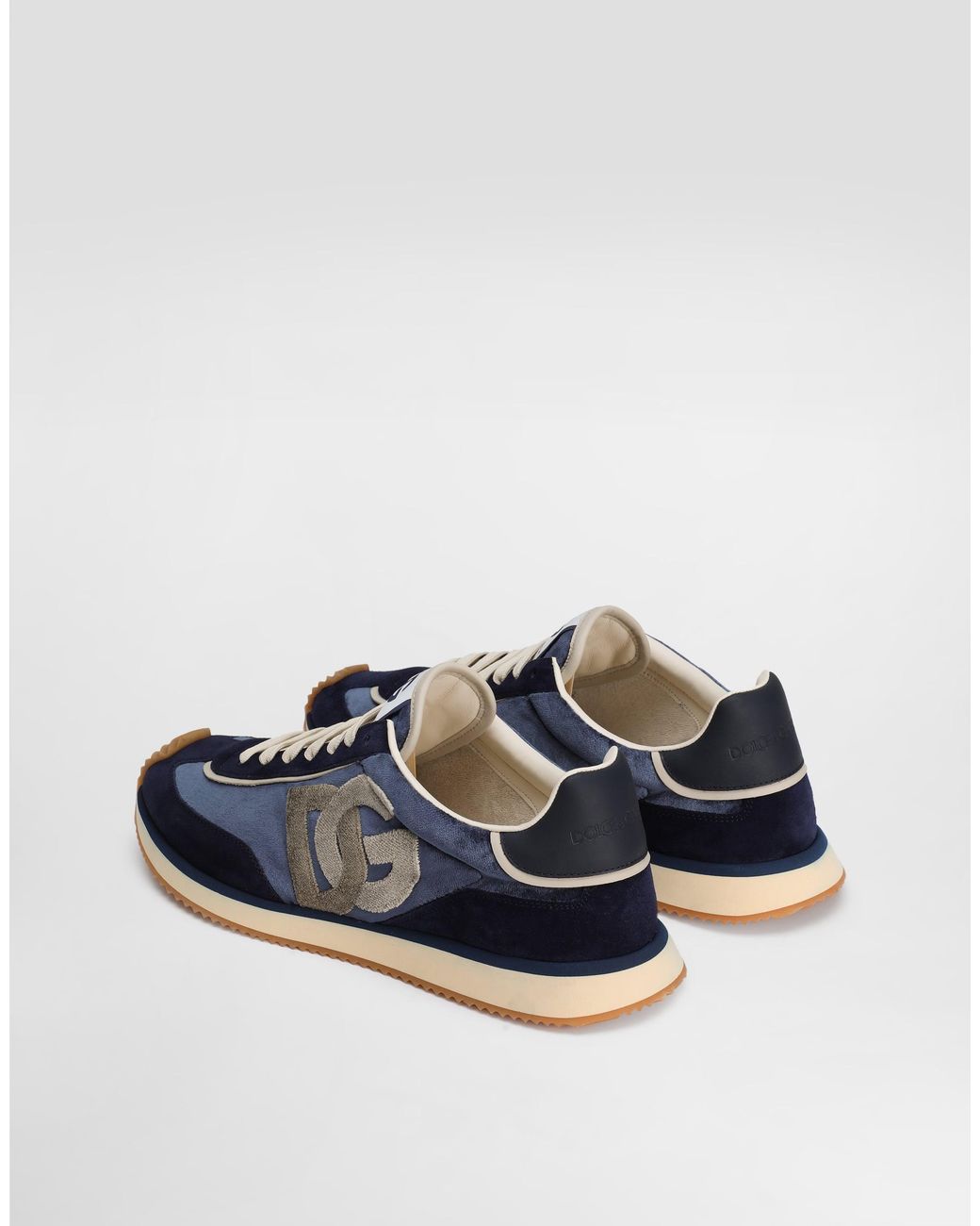 Dolce & Gabbana Blue Dg Cushion Low-Top Sneakers for men