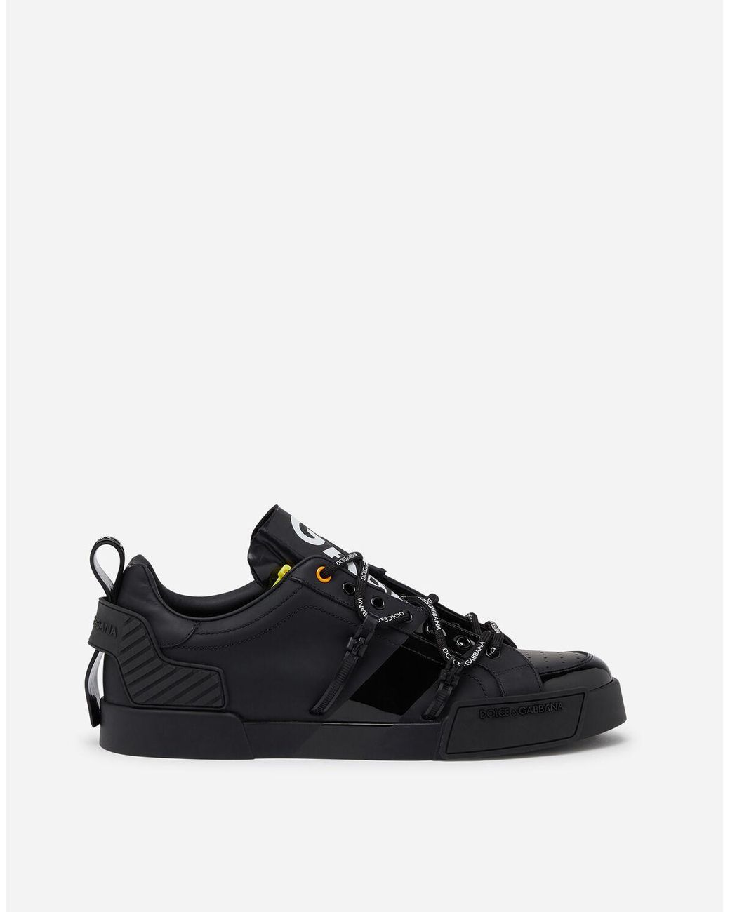 patent calfskin portofino sneakers